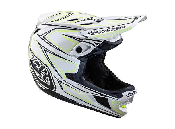 Troy Lee Designs D4 Composite Helmet Pinned Light Gray