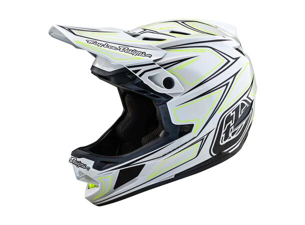 Troy Lee Designs D4 Composite Helmet Pinned Light Gray