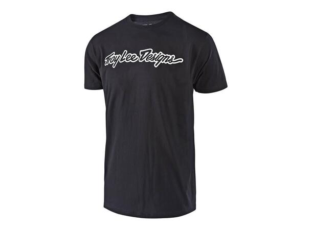 Troy Lee Designs Signature Tee XL Black, XL