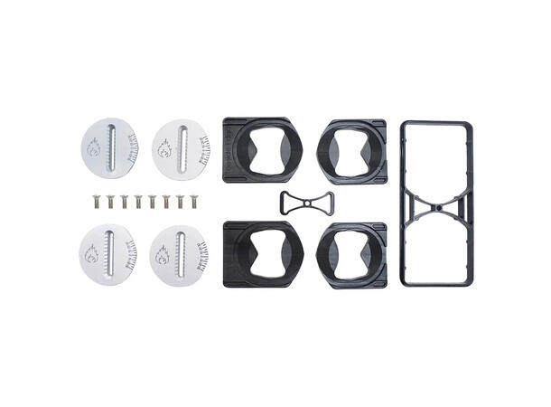 Spark Canted Pucks, Black