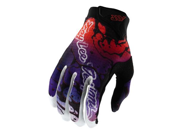 Troy Lee Designs Air Glove, Black/Purple Drip Black/Purple