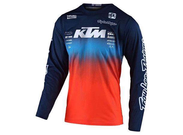 Troy Lee Designs GP Air Jersey Stain'd Navy/Orange