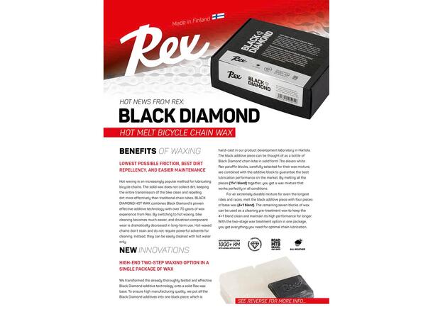 Rex Black Diamond Bicycle Chain Hot Wax 480g