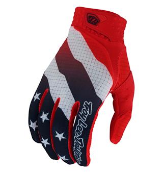 Troy Lee Designs Air Glove Stripes &amp; Stars Red