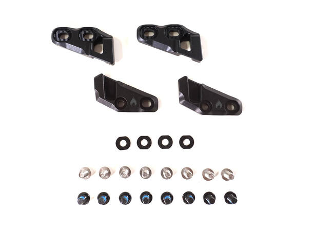 Spark Fixie Clips Top-Mount, Black Splitboard Clips