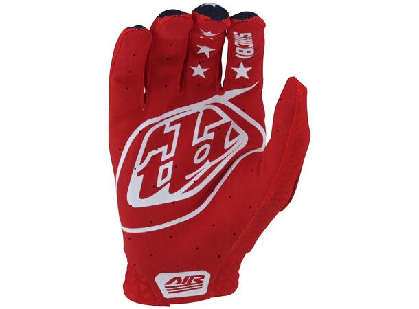 Troy Lee Designs Air Glove MD Stripes & Stars Red, MD