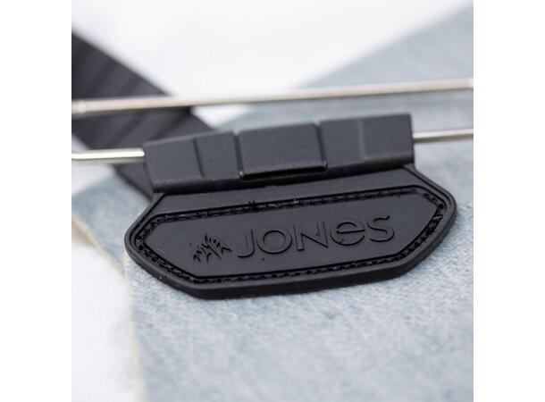 Jones Pre-cut Nomad Splitboard Skins A w/Quick Tension Tail Clip, Grey