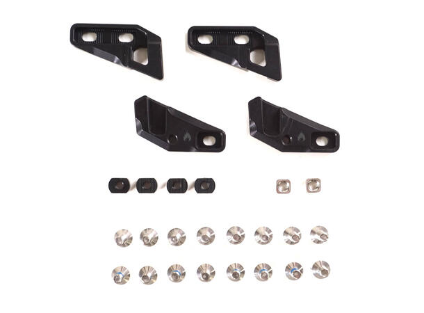 Spark Fixie Clips Throug-Mount, Black Splitboard Clips