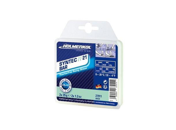 Holmenkol Syntec FF21 Bar 2x35 gr 0° to –20°C