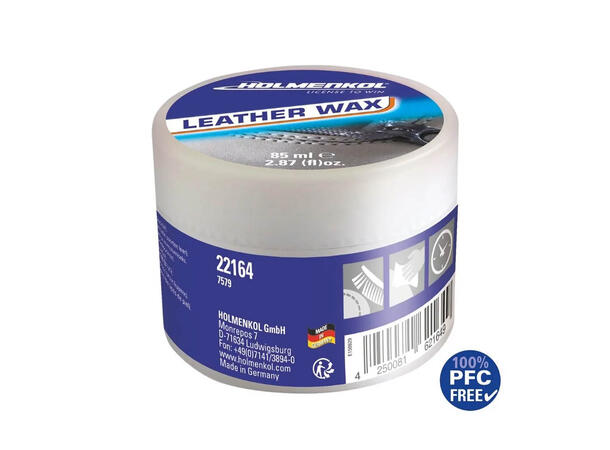 Holmenkol Leather Wax Shoe Care, 85ml