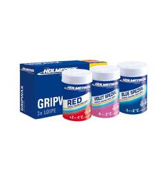 Holmenkol Loipe Grip Wax Set 3 x 45gram