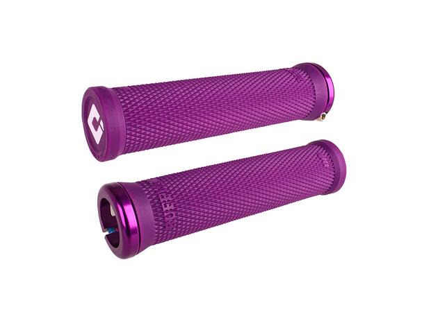 Odi Ruffian v2.1 Lock-On MTB Grips 135mm White/Purple