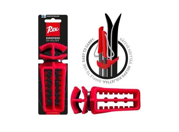 Rex Ski and Poles Plastic Holder, Pair