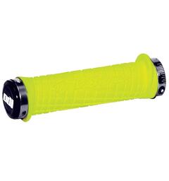 Odi x TLD Signature Lock-On Grips Yellow w/ Gray Clamps