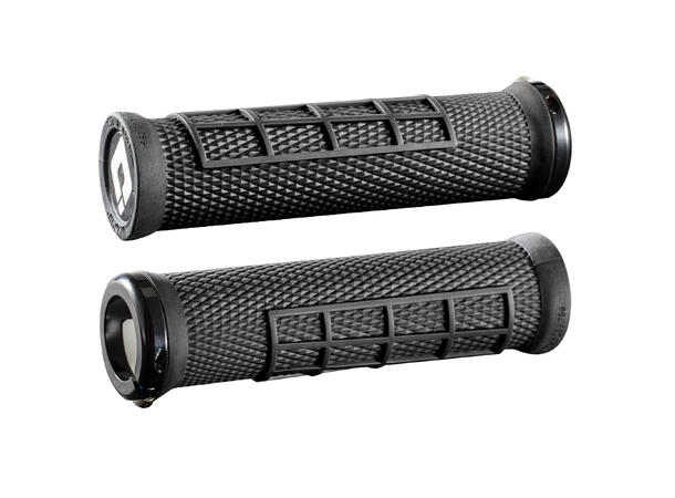 Odi Elite Flow V2.1 Lock On Grips, Black w/Black Clamps