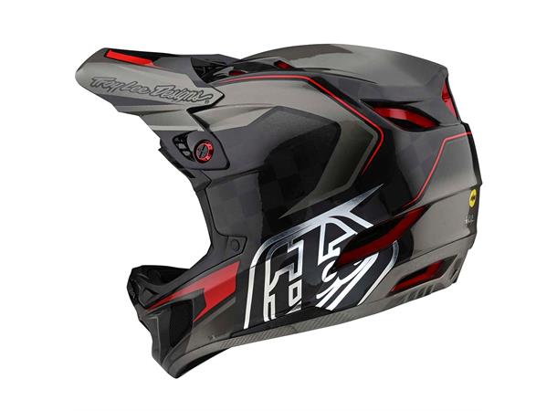 Troy Lee Designs D4 Carbon Helmet Exile Gray LG
