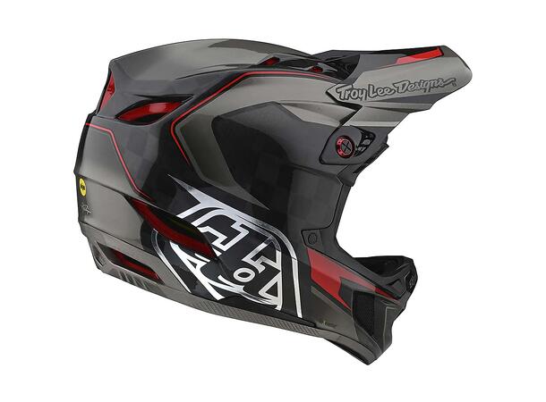 Troy Lee Designs D4 Carbon Helmet Exile Gray LG