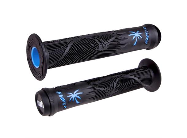 Odi Hucker Grips160mm w/Flange Black/Blue