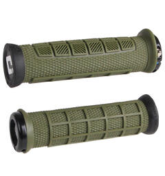 Odi Elite Pro V2.1 Lock On Grips Army Green w/Black Clamp
