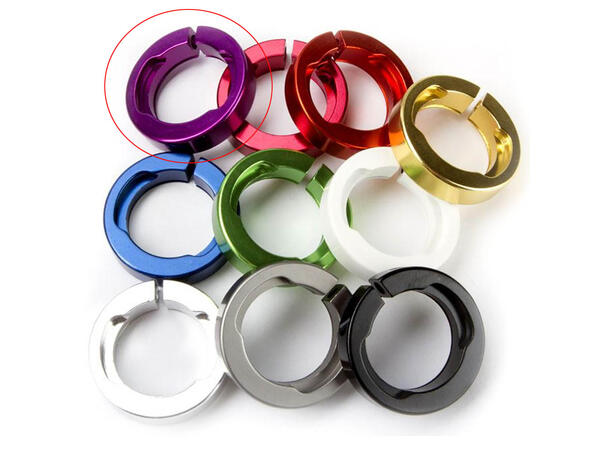 Odi Lock Jaw Clamps w/ Snap Caps, Purple