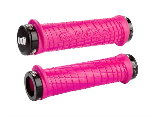 Odi Troy Lee Designs Signature Lock-On Pink w/Black Clamps