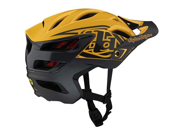 Troy Lee Designs A3 MIPS Helmet Uno Yellow, str. XS/S
