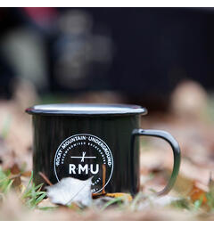 RMU Enamel Mug, Black Black